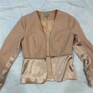 Women’s Pink Shiny Blazer